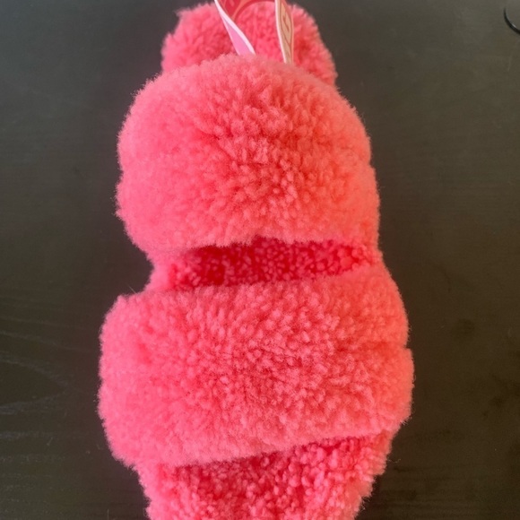 NEW UGG WOMENS OH FLUFFITA PINK ROSE SLIDES S/N 1120876. # Slipper Sandal - Picture 5 of 9